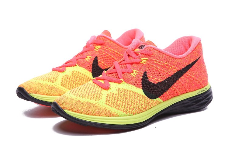 nike flyknit lunar 3 femme orange