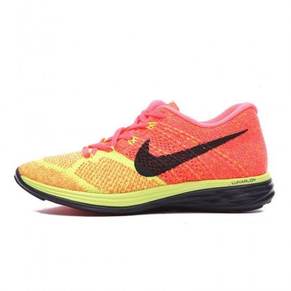 Nike flyknit lunar 3 femme jaune