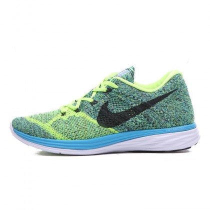nike flyknit lunar 3 homme bleu