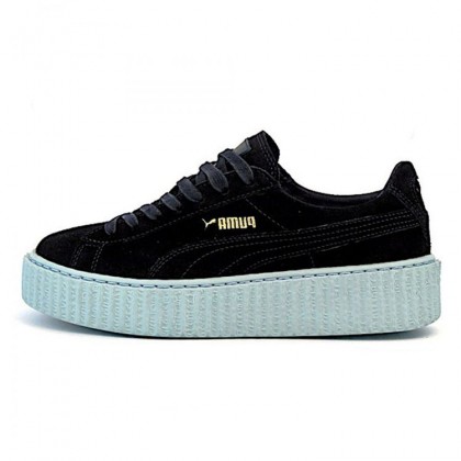 Puma creepers on sale negras suela marron